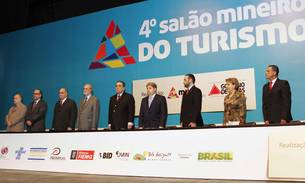 Alberto Pinto Coelho participou, no Minascentro, da abertura oficial do 4º Salão Mineiro do Turismo