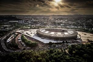 Estádio fica próximo a obras de Oscar Niemeyer