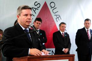 O governador Antonio Anastasia inaugurou a Central de Recepção de Flagrantes (Ceflag), em BH