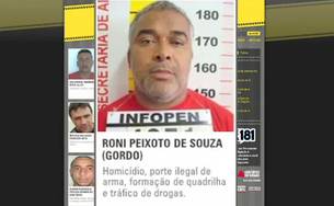 Roni Peixoto de Souza, de 41 anos, foi preso em uma casa em Goiânia