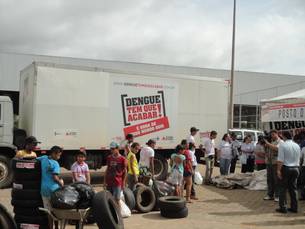 As cidades de Uberaba e Delta registraram um grande volume de entrega de pneus