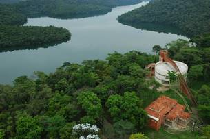 Mirante do Parque Estadual do Rio Doce, na região do Vale do Aço