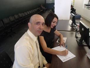Willer Geraldo Coimbra e Patrícia Cristina Rodrigues formalizaram a união por meio da ação