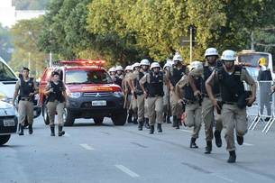 Cerca de 5 mil policiais destacados para atuar durante as manifestações e no entorno do estádio