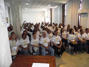 Cerca de 200 educadores da Superintendência Regional de Ensinode Pirapora participaram da capacitação