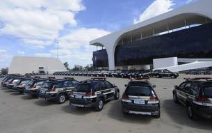 Entrega dos veículos, que vão atender 171 unidades policiais, foi realizada na Cidade Administrativa