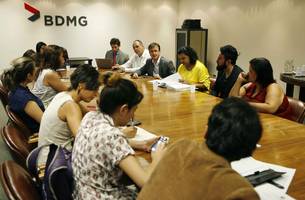 Reunião entre representantes do Estado, do MP e dos ocupantes do local foi realizada na sede do BDMG