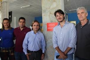 Eros Biondini e Gabriel Azevedo visitaram academia em Lagoa Santa para conhecer trabalho desenvolvido