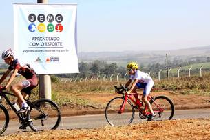 Em 2013, ciclismo foi modalidade apresentação no Jemg e neste ano já faz parte oficial do cronograma