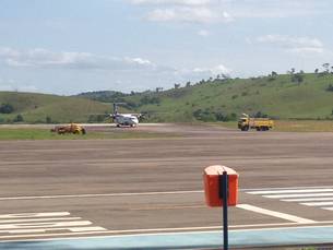 O aeroporto, que fica entre Goianá e Rio Novo, entrou em operação comercial em agosto de 2011