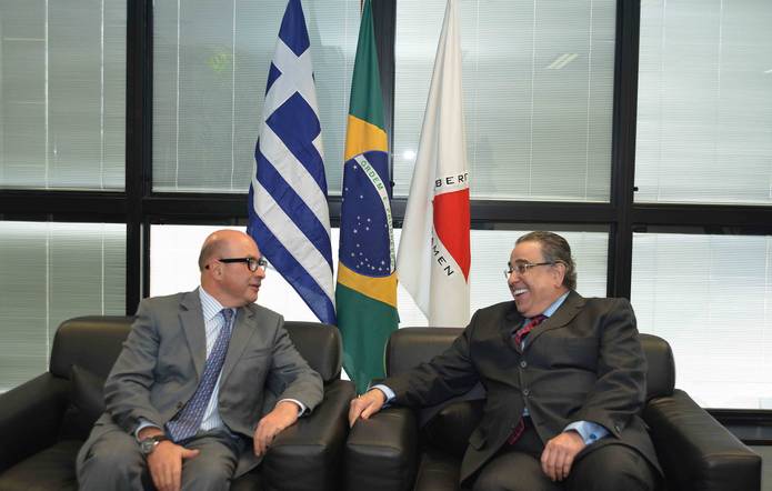 Embaixador da Grécia no Brasil, Dimitri Alexandrakis, foi recebido pelo governador em exercício Alberto Pinto Coelho nesta quarta-feira