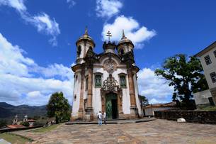 A Igreja São Francisco de Assis, em Ouro Preto, deve receber muitos visitantes no período da Copa
