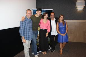 Produtor, diretor e parte do elenco marcaram presença no pré-lançamento do filme