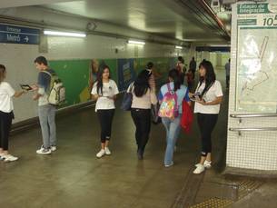 Mobilização aconteceu na Estação Central do Metrô