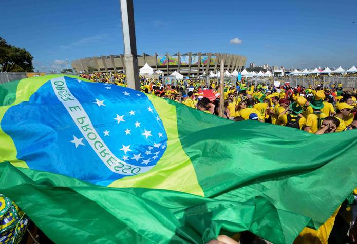 Se depender da confiança da torcida brasileira que está no Mineirão para acompanhar o jogo, a seleção canarinho não precisa temer a partida deste sábado
