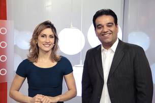 Os jornalistas Raquel Capanema e Luciano Correia comandam o novo Jornal Minas 2º Edição