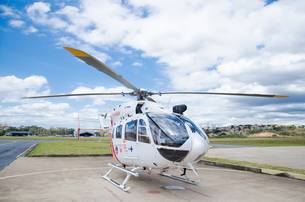 O helicóptero é uma ferramenta importante para socorro rápido em casos de traumas graves