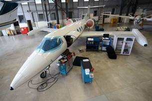 Learjet que será leiloado pelo Governo de Minas