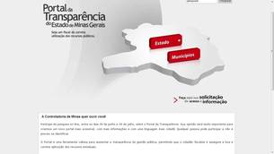 O Portal da Transparência do Estado de Minas Gerais recebe cerca de 25 mil acessos
