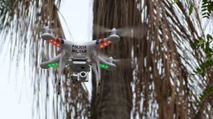 O drone garante a captação de imagens e também o envio diretamente a um celular