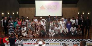 Solenidade de posse da Comissão Estadual de Povos e Comunidades Tradicionais de Minas Gerais reuniu representantes dos 17 povos reconhecidos como tal na Cidade Administrativa