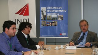 Empresa Camargos Júnior: Felipe Isac, Mário José Júnior de Camargos e Frederico Álvares