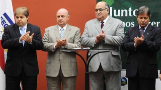 Agostinho Patrus, Braulio José Braz, Lázaro Luiz Gonzaga e Carlos Pimenta