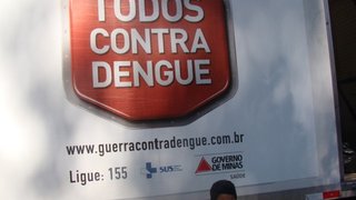 O Dengômetro esteve na Praça da Estação, em Itabirito, nesta quinta e sexta-feira