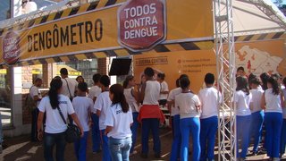 Estudantes de Itabitirito participaram em grande número da ação
