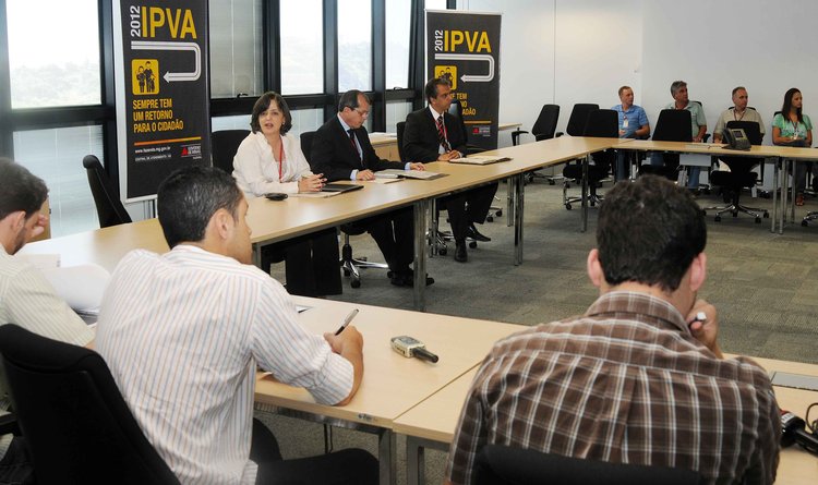Balanço do IPVA 2012 foi divulgado durante entrevista coletiva na Secretaria de Estado de Fazenda