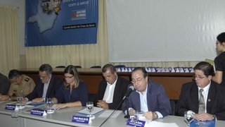 Os secretários Danilo de Castro e Elbe Brandão participaram de reunião em Montes Claros