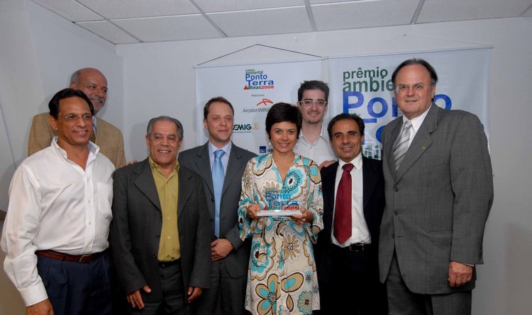 Entrega do Prêmio Ambiental Ponto Terra - Minas 2008 ao CMRR