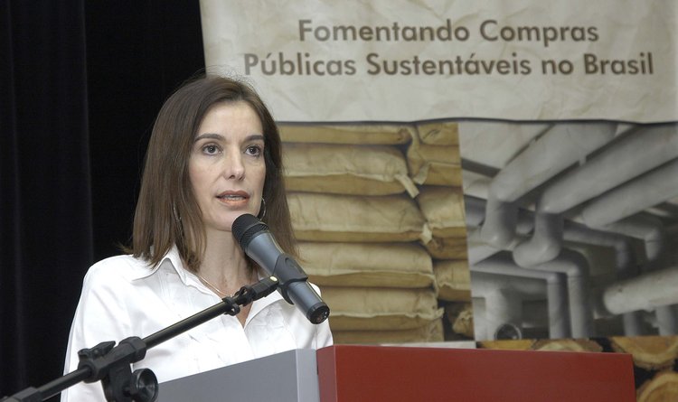Secretária de Estado de Planejamento e Gestão na abertura de Treinamento em CPS no Brasil