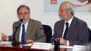 Paulo Paiva, BDMG e Raphael Guimarães Andrade, Secretário de Estado de Desenvolvimento Econômico
