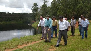 O secretário José Carlos Carvalho fez visita técnica nas barragens na quarta-feira (7)