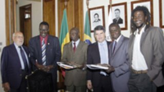Secretário de Estado de Cultura recebe delegação do Senegal