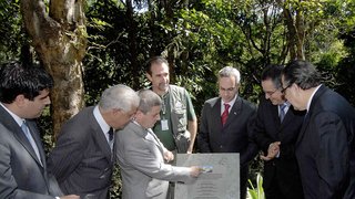 O vice-governador Antonio Anastasia durante o lançamento do Centro Receptivo Turístico da Lapinha