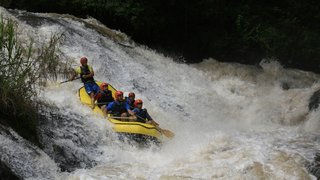 Rafting no Rio Jaguari, em Extrema, município que integra o “Aventura Segura”