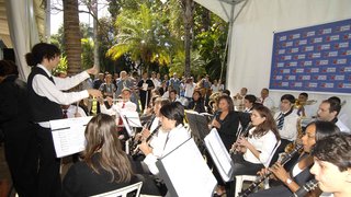 Durante a solenidade, a banda de Música Santa Cecília, de Pará de Minas, fez uma apresentação