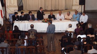 Vice-governador em palestra realizada em Ponte Nova