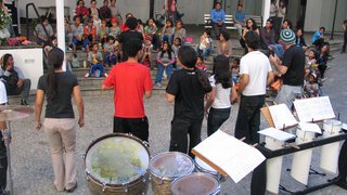 Grupo de Percussão do Cefar exibe-se no Palácio das Artes