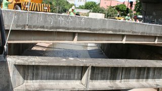 Concluídas as obras de recuperação no canal do Arrudas