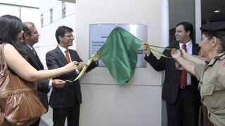 Maurício Campos Júnior inaugura a Aisp no município de Santa Luzia