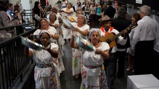 As Lavadeiras do Museu do Tropeiro de Ipoema apresentaram danças e cantos