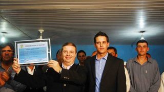 Governador foi condecorado em Água Boa com o Título de Cidadão Honorário