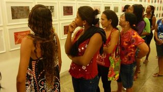 Exposição na galeria da Escola Guignard, em Belo Horizonte