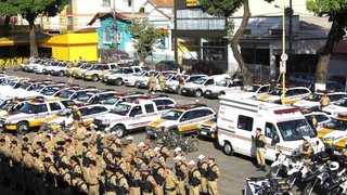 As novas viaturas reforçarão o policiamento em 115 municípios mineiros