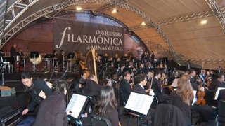 Apresentação da Orquestra Filarmônica de Minas Gerais