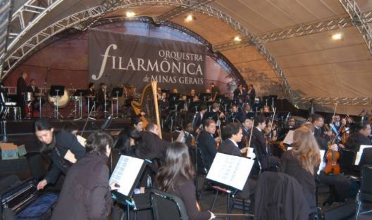Apresentação da Orquestra Filarmônica de Minas Gerais