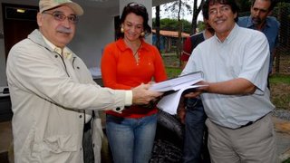 Comunidade de Lagoa Santa entrega manifesto ao secretário de Meio Ambiente